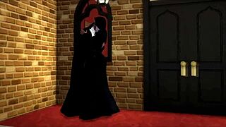 Sims 4 Sinners Sanctuary: Interracial 4some with Shemale Nun and Big Ass