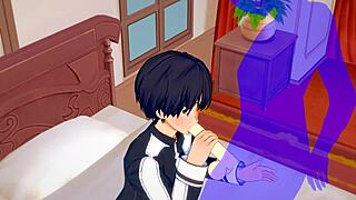 Kirito, want a hot blowjob and bareback creampie in this anime scene?