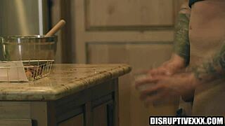 gay buff brings his neighbor a cum filled donut muscular gays