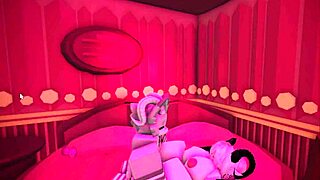 Roblox Character Pounds a Cute Elf in Wild Furry Action. Watch This Unique Fantasy Scene Unfold with Raw Intensity.