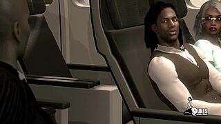 things get nasty with ms jiggles on her flight, wow! 😈