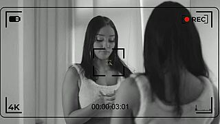 Behind the scenes with a beautiful brunette pornstar