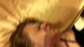 Skinny Girl's Face Splattered After Gangbang Party