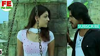 Kajal’s big boobs and round ass in hot scenes of the movie