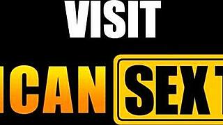 80s afro chick gags on cum during interracial couch ride