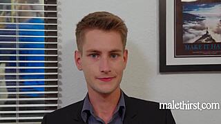 Hey, check this workplace gay parody with hot office anal action at Malethirst!