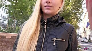 Young German scout Haley Hunter in hardcore outdoor action