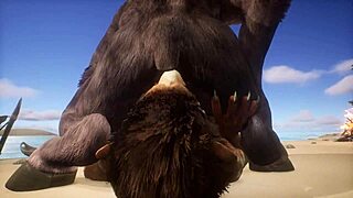 whoa, minotaur bangs lion and spills cum in his mouth, wildlife gone wild, ya know, it’s crazy!