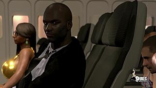 things get nasty with ms jiggles on her flight, wow! 😈