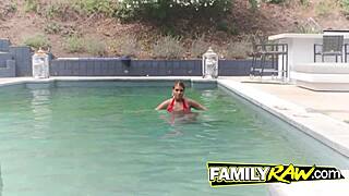 ultimate busty teen 18+ bitch fucks everyone with her big tits