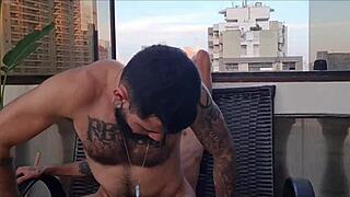 went to sao paulo and enjoyed bareback on rooftop