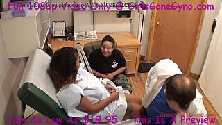 katalina's girlfriend watches doctor examine her nude body at girlsgonegyno com