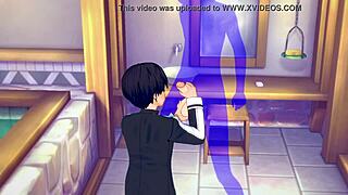 kirito handjob in yaoi anime 😈