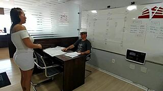 sexo no escritorio de engenharia, with creampie, assfucking, anal, and milf sex