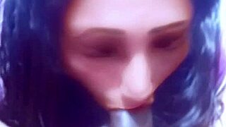 deep blowjob and deepthroat action with intense contrasting sensations