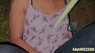 Desi village girl taken to jungle at night for HARD CHODA fuck.