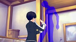 kirito handjob in yaoi anime 😈