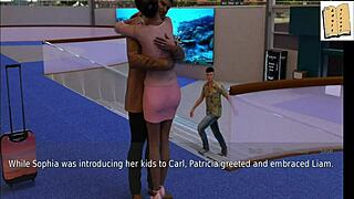 A wife and stepmother in homemade scene.