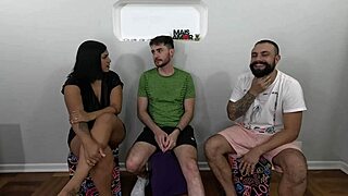Big tits and anal sex in a Fode cast orgy