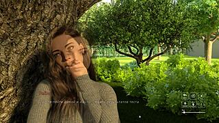 Steps of debauchery: cartoon porn game with big nipples and ass fingering