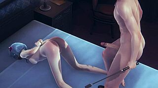 Hardcore hentai with Rem from Re:Zero - Japanese porn