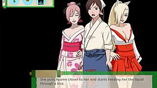 Big Busty Ninja Trio Feels Intense Ecstasy. They Get Fucked Hard in Jikage Rising Arc 2 Episode 7