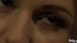 wow, crazy old vs young banging with juicy cumshot, teen loves it! 😍