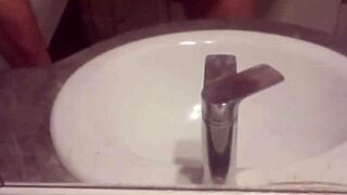 Young Man Strokes Himself Alone in Private Bedroom Session