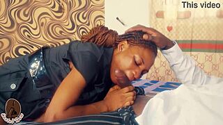 She came for a job but got a fat dick instead.