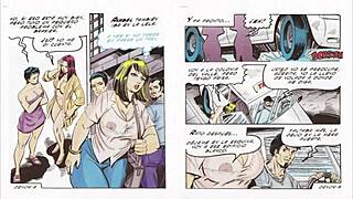 Comic Porno Mexicano: Gordibuena Eats It Bent Over!