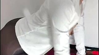 Asian Brunette Masturbates Wet Pussy Solo