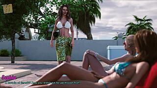 Beautiful MILF and her sexy stepson in hot action