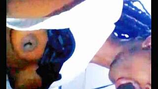 African Slut Takes Hard Cock in Wild Action