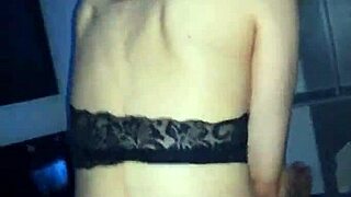 Pretty Arab escort girl performs striptease with clothes ripped off