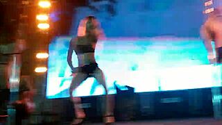 yo, check out these dream girls stripping at Erotika Fair 2015 in Sao Paulo