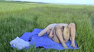 man, this hot russian blonde took it in public with a warm cum swallow!