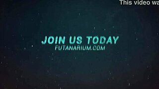 this sci-fi futanari rides and fucks the busty girl in 3d