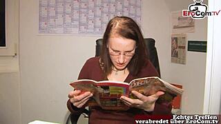 German lesbians meet stranger at casting