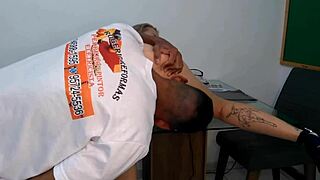 Câmeras caught the school director fucking a student, surprised by teacher 😲 Inês Ventura full scene