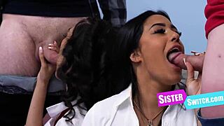 Caught swapping stepsisters in taboo group fuck?