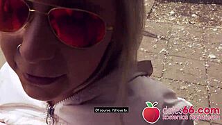 i picked up hot german teen lena nitro in bar and fucked her hard in public