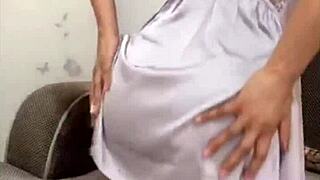 big pussy asian brunette in cosplay vibrator toys solo wet pussy