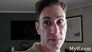 Hey, making MILF stepmom Sheena Ryder’s birthday extra special with wild riding!