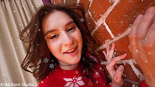 Xmas Gangbang with Jane White & Ellie Wain Gets Wild with DVP and DAP