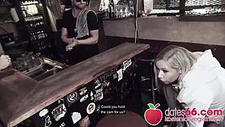 i picked up hot german teen lena nitro in bar and fucked her hard in public