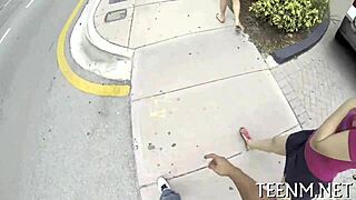 Courtney Loxx Sucks Hard Rod For Quick Cash.