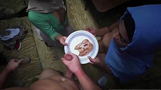 hey, uniform on, gagged, sneaking into the base now