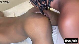 In a group of amateurs, they moan while eating and rimming assholes with big cocks involved.