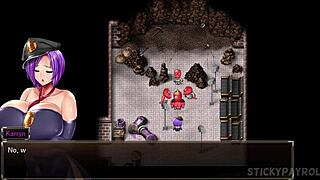 i invited my girlfriend to join a busty hottie for cum-filled fun in this hentai game part 8