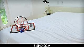 Aliya Brynn Performs Deepthroat Blowjob on Kitchen Counter with Handjob and Pussy Play.